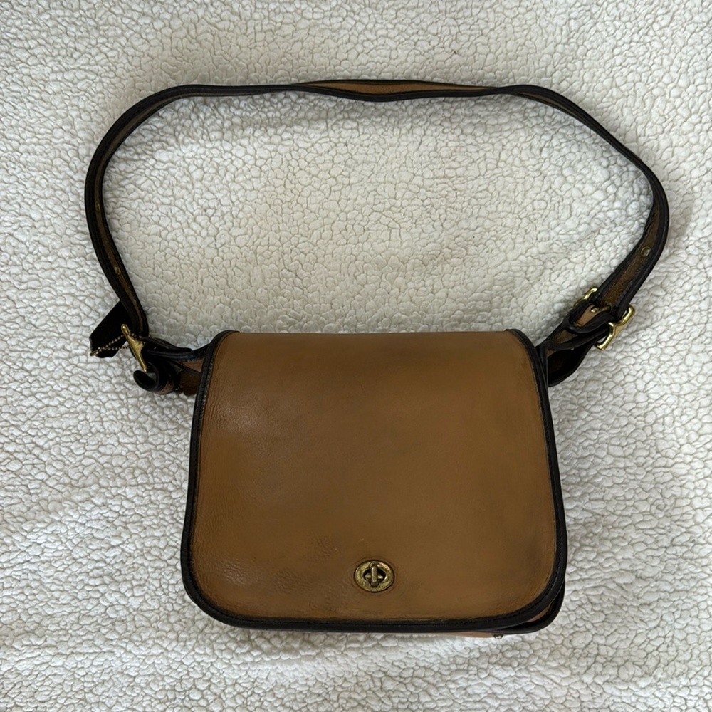 Vintage Coach Stewardess Bag - Unique Color Combination!